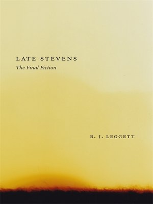 cover image of Late Stevens